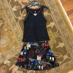 Tail Tech tennis outfit XS top S skirt
